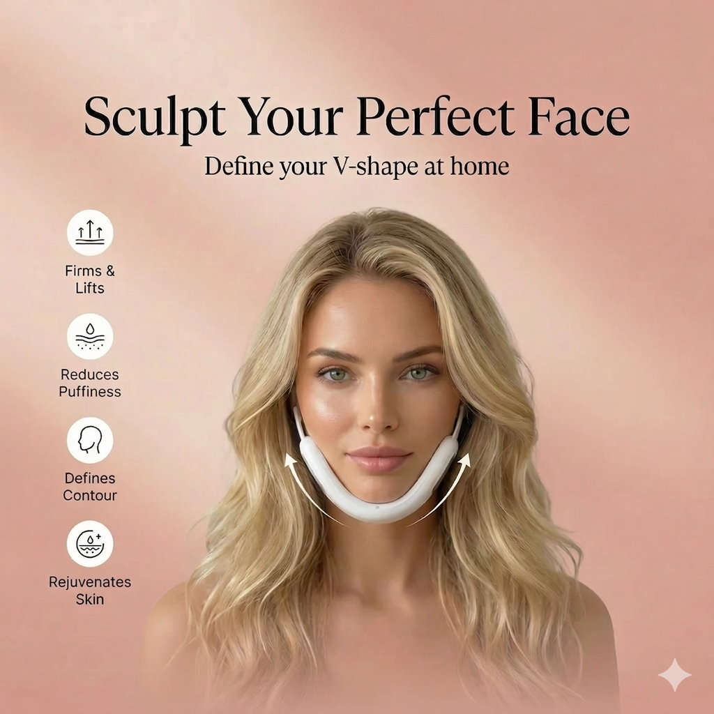 Microcurrent LED Facial Massager